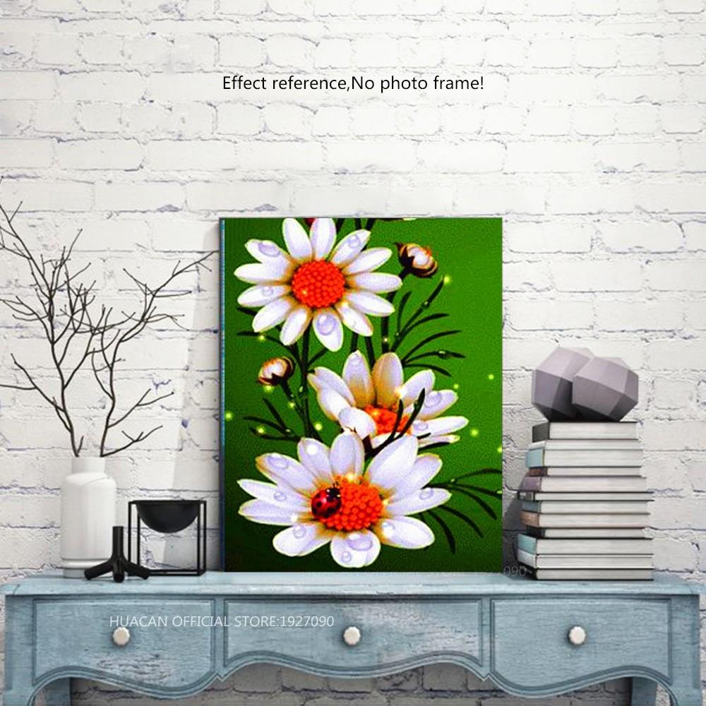 Diamond Flowers Pictures With Rhinestones Diamond Painting Flower Full Round Diamond Embroidery