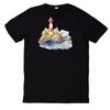 T-Shirt Aquarell Leuchtturm Motiv BaumwolleWird in neuem Fenster oder Tab geöffnet