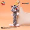 Authentic Tom & Jerry Plush Transforming Keychain Figurine - Cute Cartoon Ornament Birthday Gift