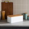 Metal Bread Box Bin Large for Kitchen Countertop
