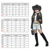 New Movie K-Pop Rumi Hunters Cosplay Costume for Girl Halloween Demon Black White Vest Coat and Shorts Three-piece Set Dress Up
