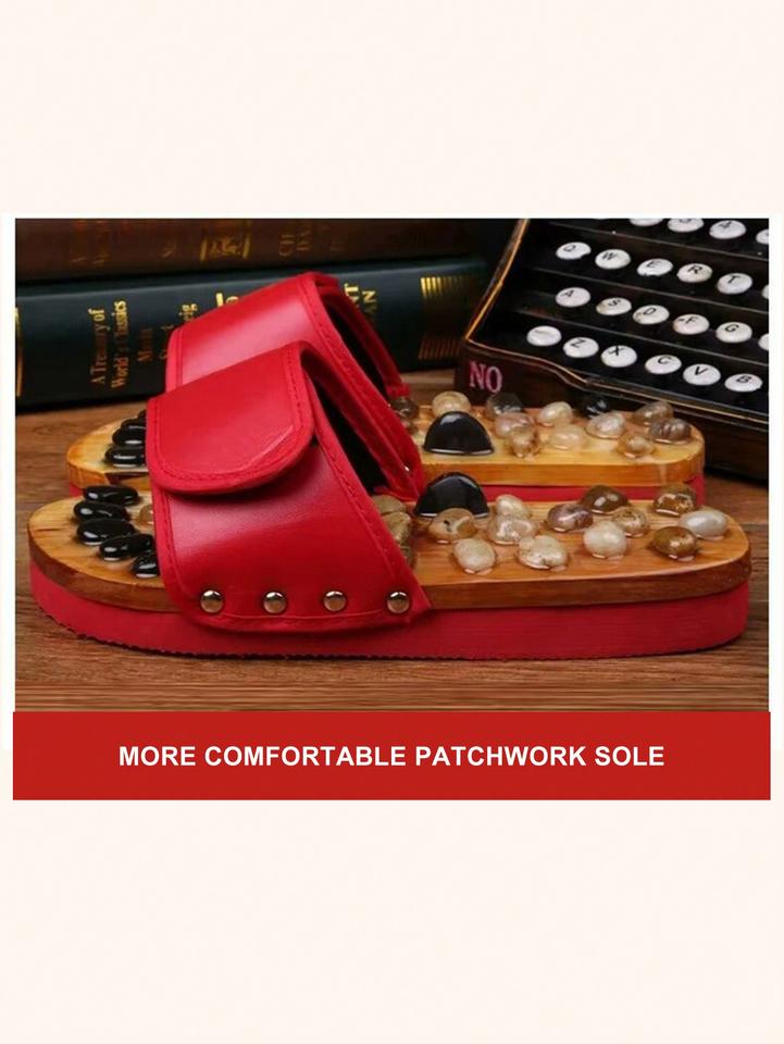 2026Acupoint Massage Slippers Sandal For Men Feet Chinese Acupressure Therapy Medical Rotating Foot Massager Shoes Unisex