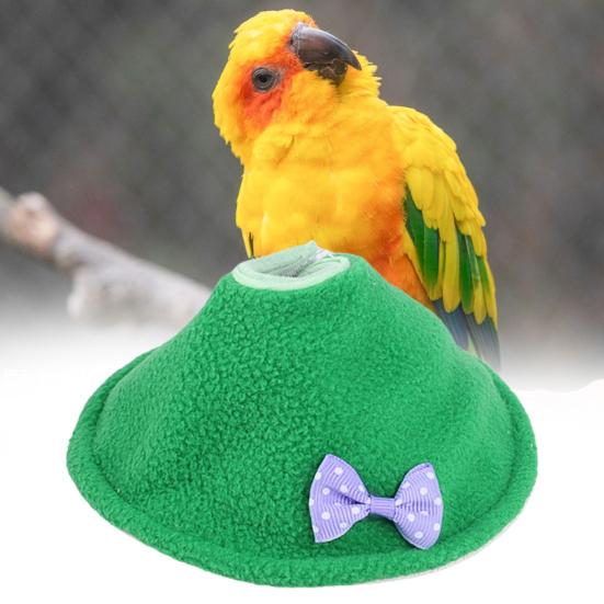 Yousheng Parrot Recovery Collar Small Medium Birds Soft Breathable Neck Sleeve Lovebirds Hamsters Chickens Ducks Adjustable Fastener Tape Bird Collar