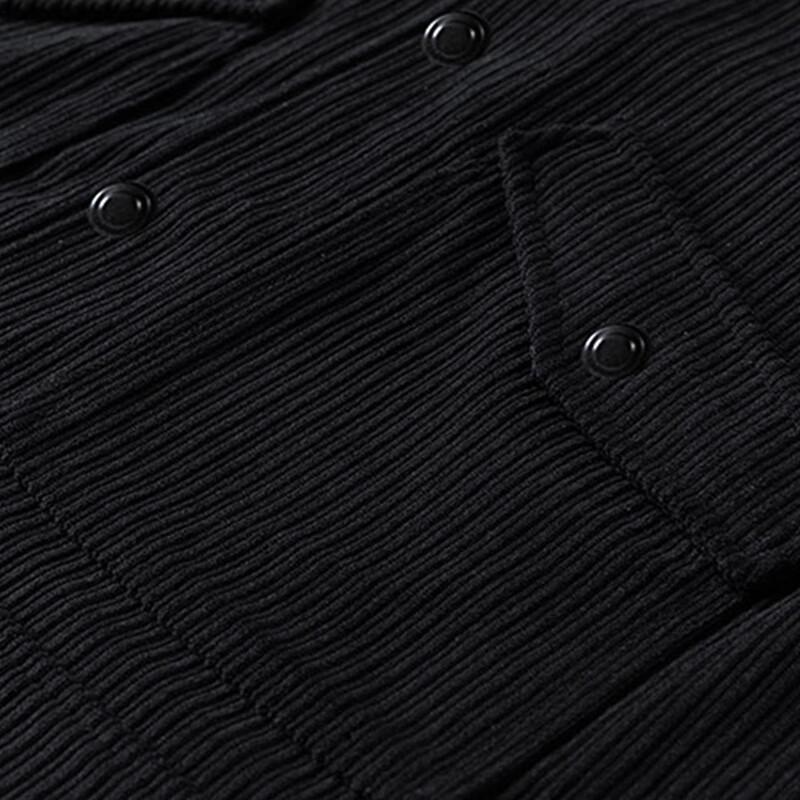 ROMON Men's Spring/Autumn Business Casual Corduroy Lapel Jacket
