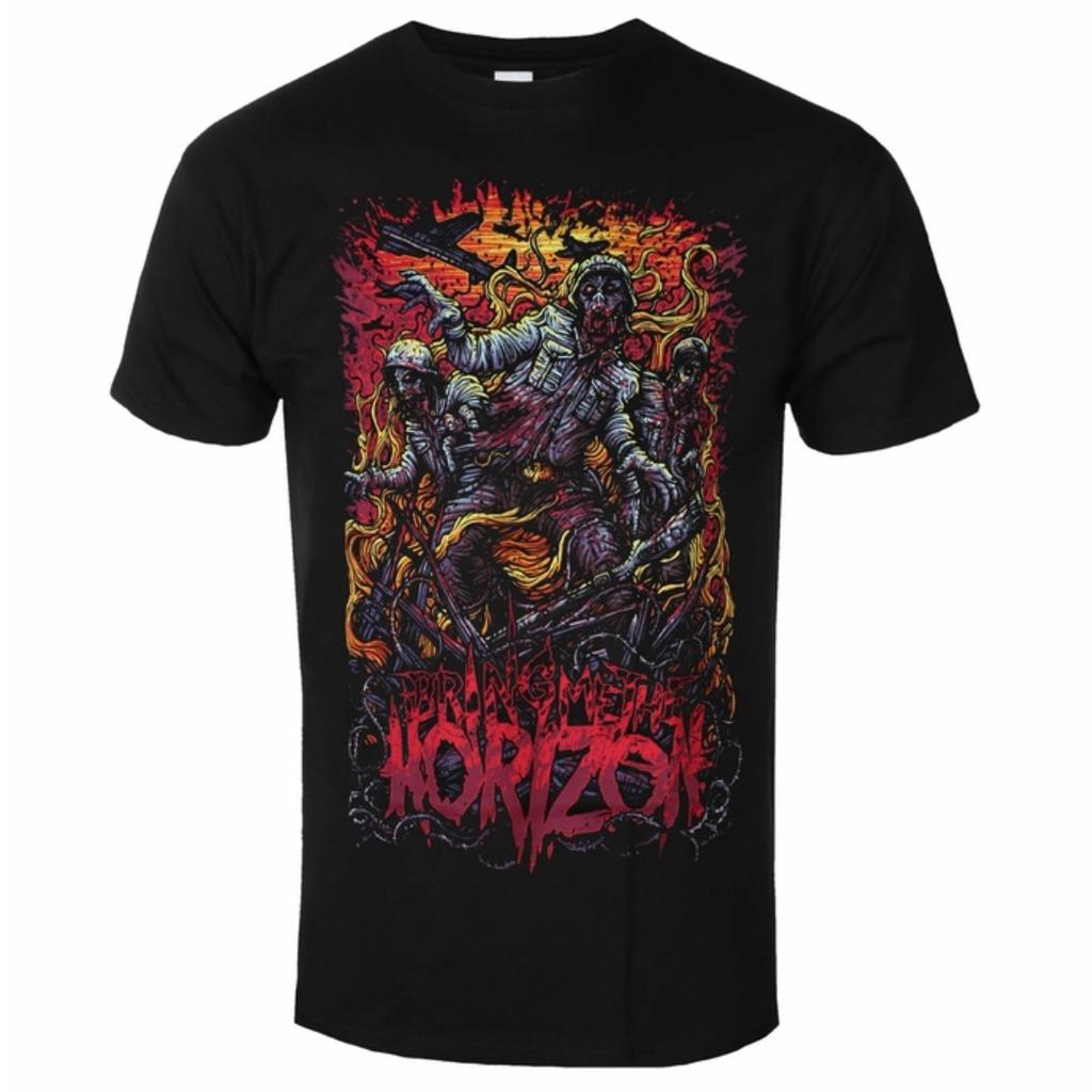 Bring Me The Horizon Zombie Eye Printed TShirt Rock Metal Style Band TShirt Suitable For Both Unisex And Unisex