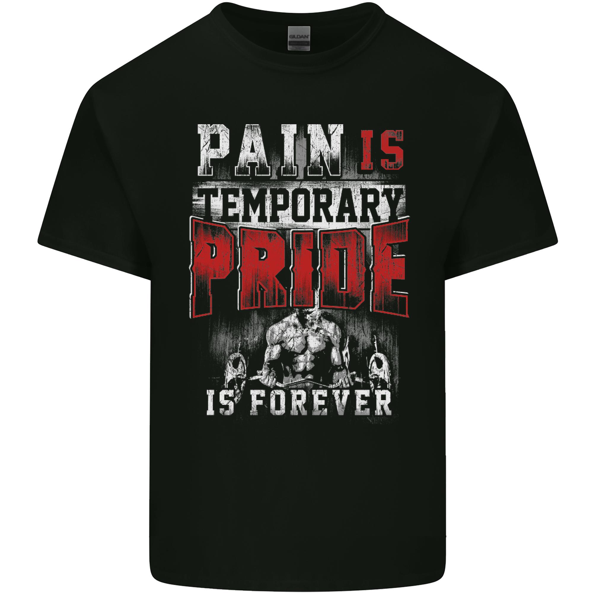 Pain Gym Training Top Bodybuilding Fitness Unisexs Light Cotton TShirt S