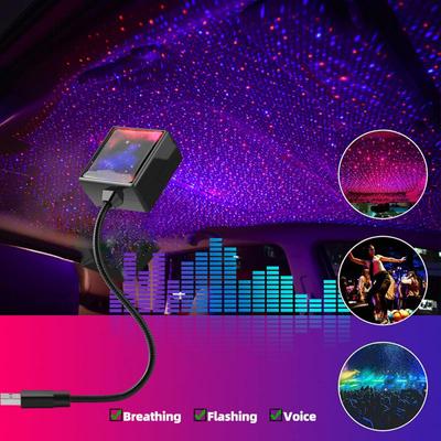 Mașină Interior Acoperiș Atmosferă Cer Înstelat Lampă LED Proiector Star Night Light Accesorii Lumină Auto Interior Lampă Decorativă