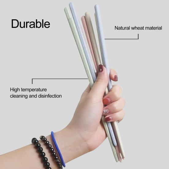 

4 Pair/Set Practical Anti-oxidation Smell-less Noodles Chopsticks Anti-slip Food for Picnic