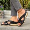 Fashion Vintage Flower Hollow Out Sandals Women Summer 2025 Comfortable Soft Sole Wedge Heels Slides Woman Plus Size 43 Slippers Mujer