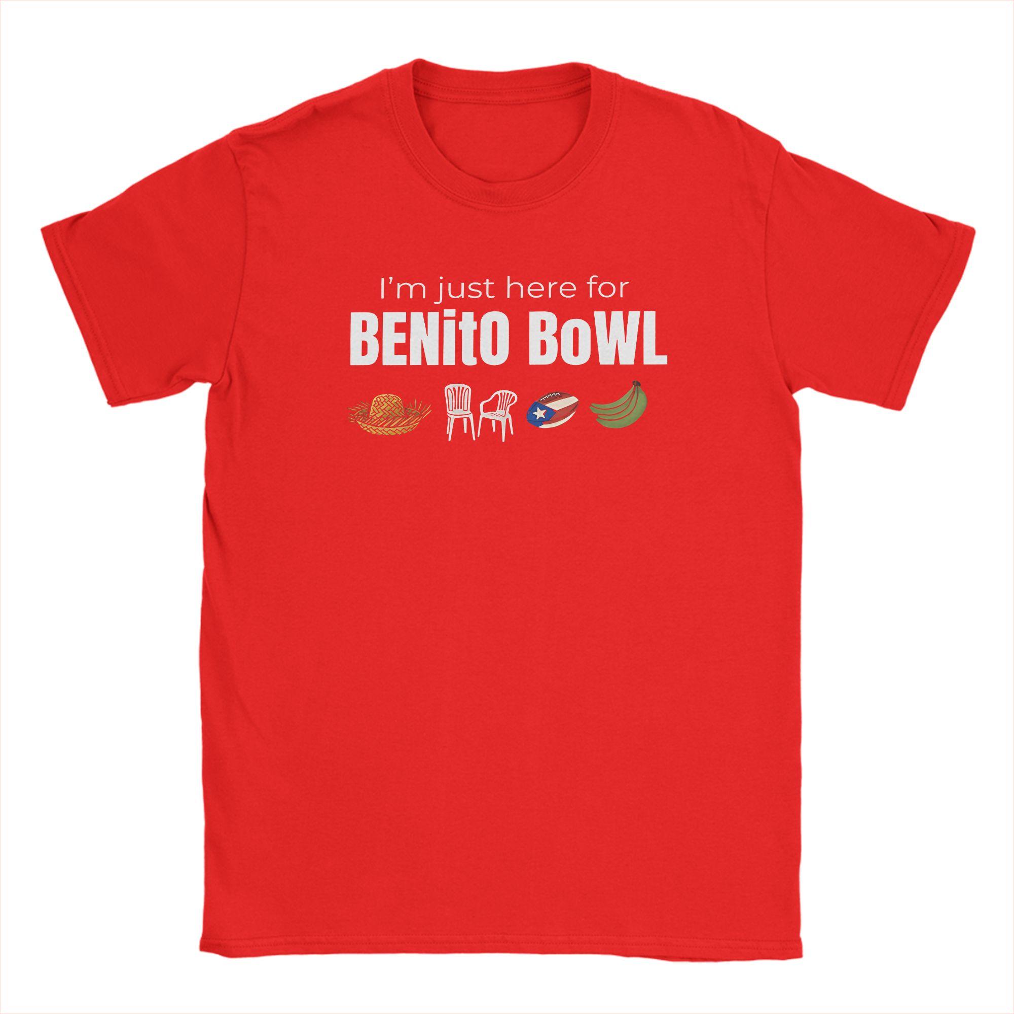 

BBenitos BBowl TShirt for Unisex Casual Cotton Tee Shirt O Neck Short Sleeve T Shirt Big Size Tops S
