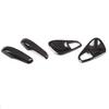 Car Door Armrest Handle Cover Carbon Fiber For Mercedes Smart Fortwo 451 2009-2014 Trim Door Bowl Frame Stickers Interior