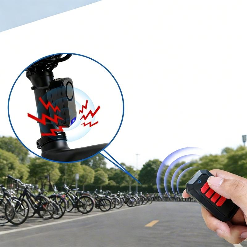 Advanced Anti Theft Security Alarm for Bicycles Motorcycles Electric Scooters with Wireless Remote Control