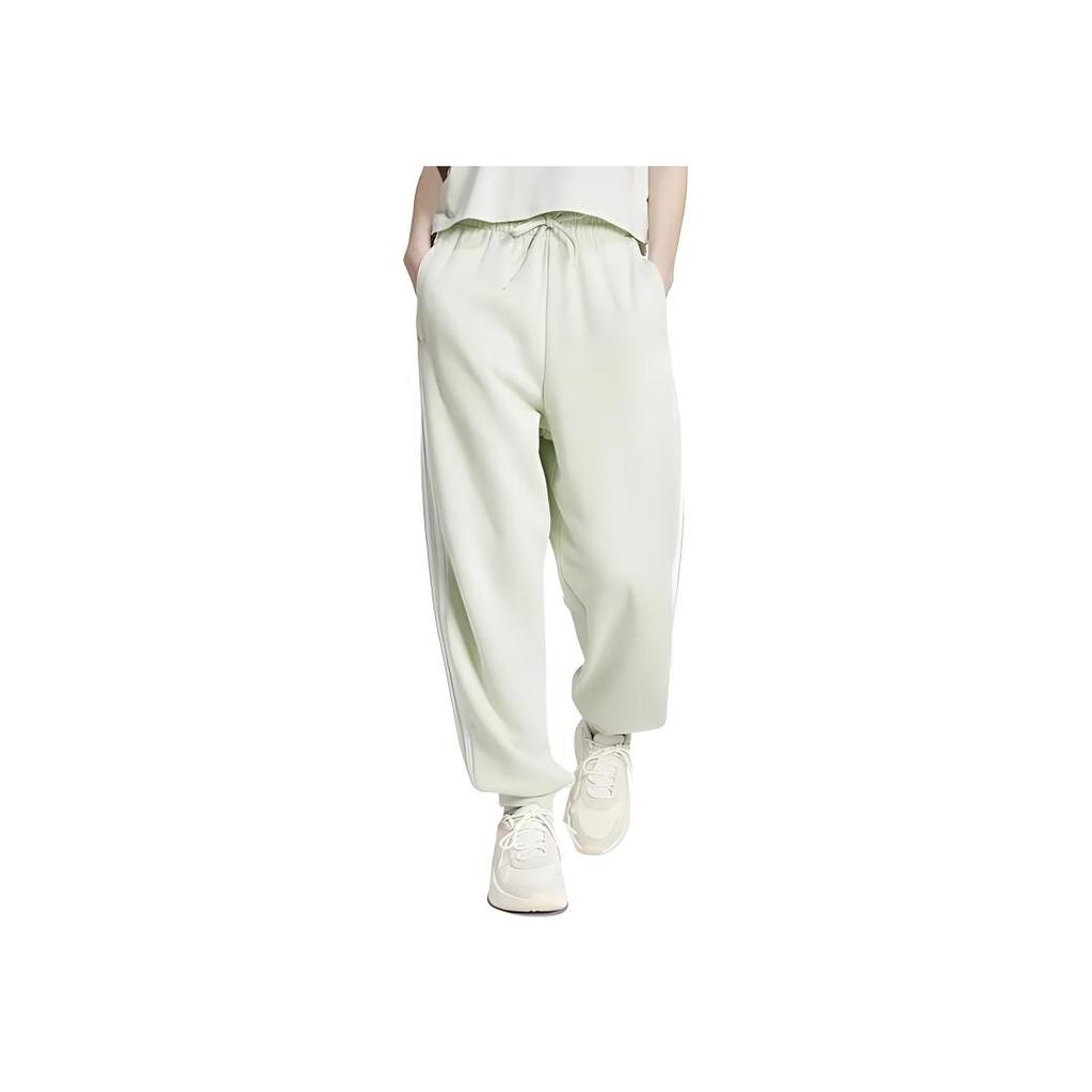 Adidas Elastic Drawstring Knit Sweatpants Women Bottoms Light-Green IY4236