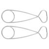 2Pcs Stainless Steel Fish Mouth Jaw Spreaders Hanging Hook Rack for Cooker Water Bottle