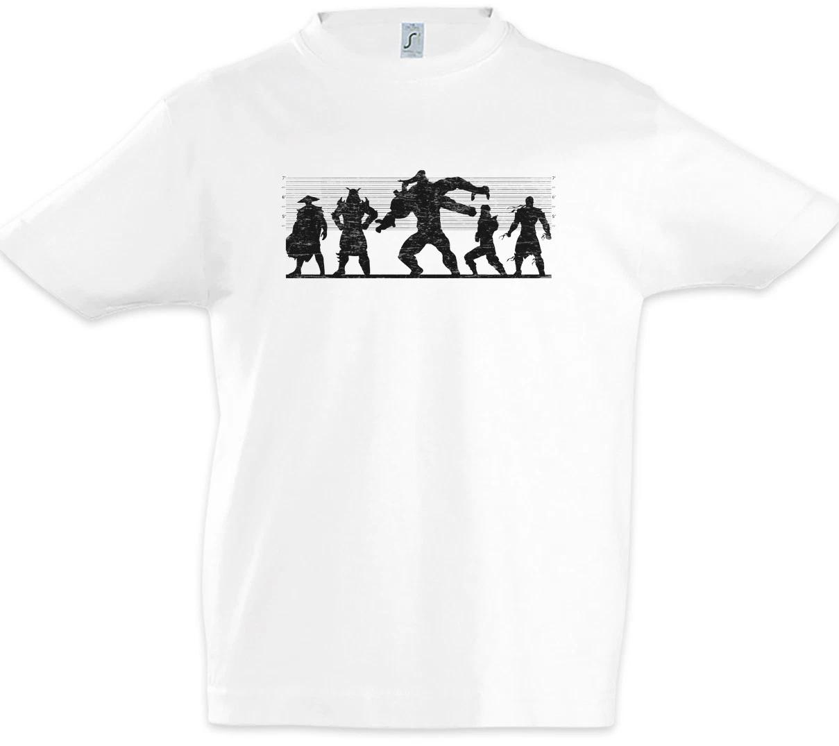 Mortal Suspects Kids Boys T-Shirt Fun Criminals Kombat Martial Arts Gamer Raiden 100