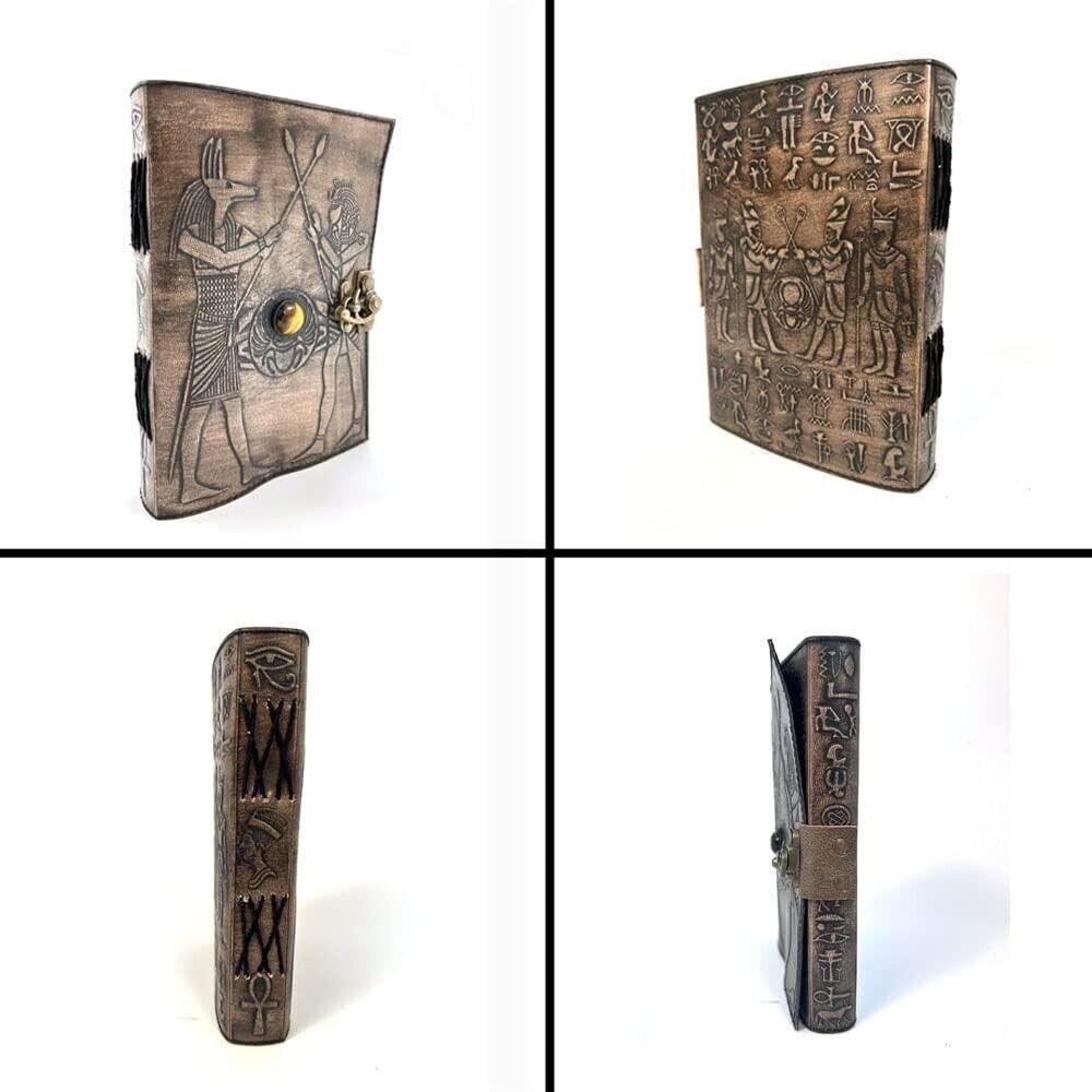 Ledertagebuch Handgemachtes Notizbuch mit Ledereinband Täglicher Notizblock