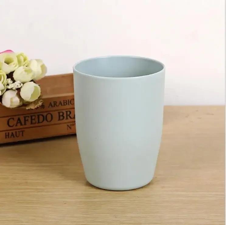 1 Pcs Simple And Fresh Couple Toothbrush Cup Thick Round Mouthwash Cup Plastic Water Cup Wash Cup Toothbrush Tooth Cup
