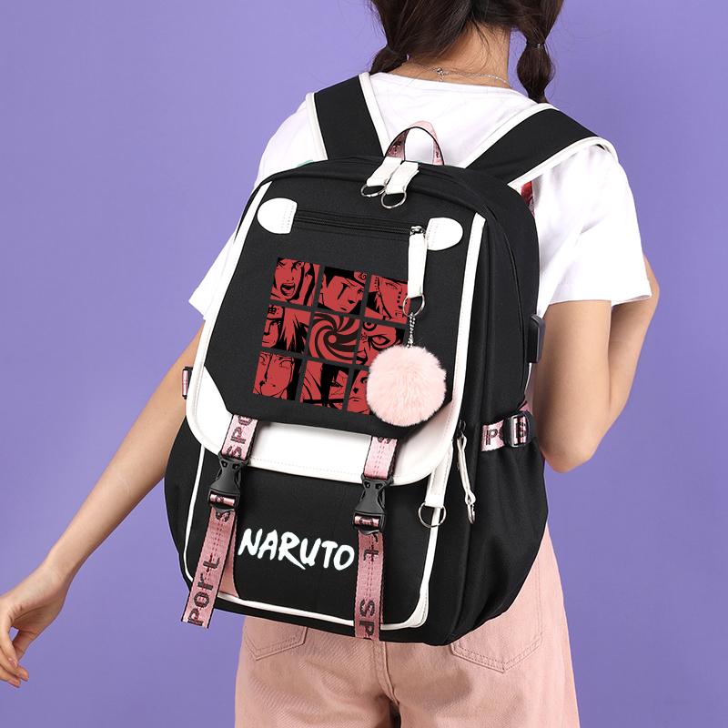 Anime Backpack Nezuko Kawaii Cartoon School Bag for Bag Manga To Travel Daily Girl Bookbag Adult Large Capacity Backpack