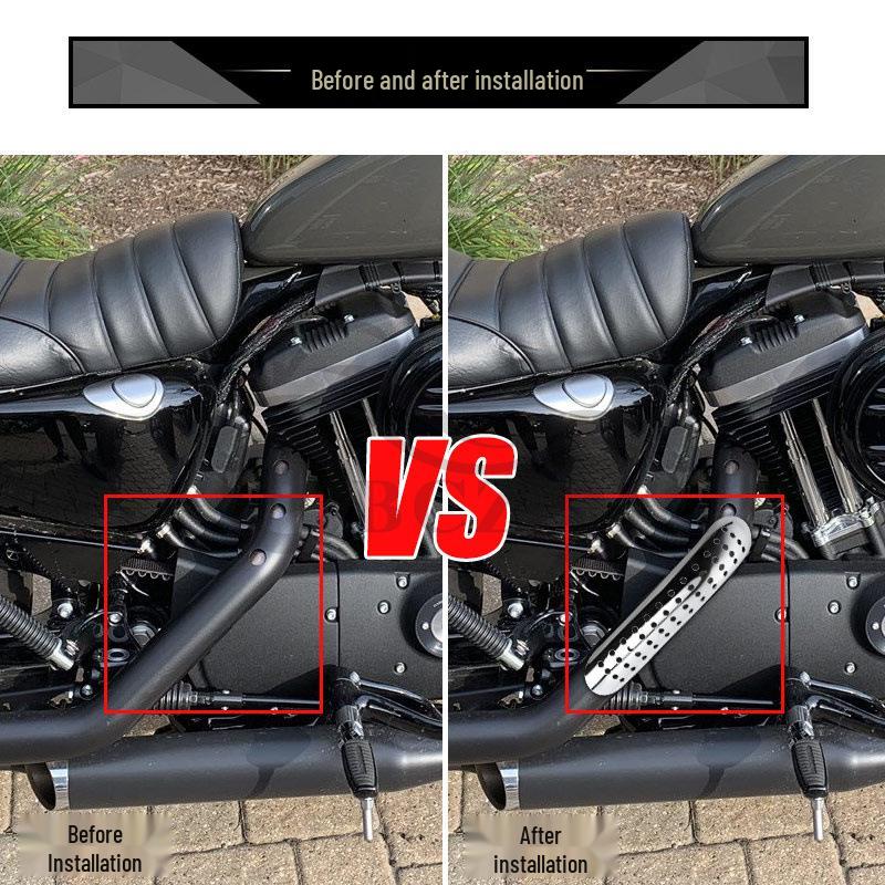Harley Cruiser & Prince Bike Heat Shield for Exhaust Pipe