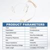 uxcell Ear Hook Headset Microphone Double Over-Ear Omnidirectional Wired Condenser 3.5mm TRS Plug 3.9 Feet Cable Black