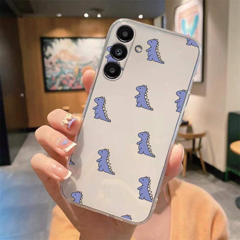 

Phone Case For Samsung Galaxy A55 A54 A14 A34 A24 A25 A35 A10 A22 A32 A21S White Leopard Marble Artistic Transparent Clear Cover Samsung Galaxy A32 5G