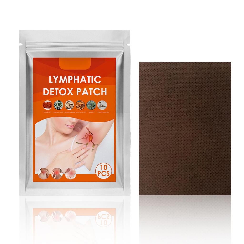 10Pcs Lymphatic Detox Patches Accessory Mammary Lymph Patch Lymphatic Drainage Swelling Relief