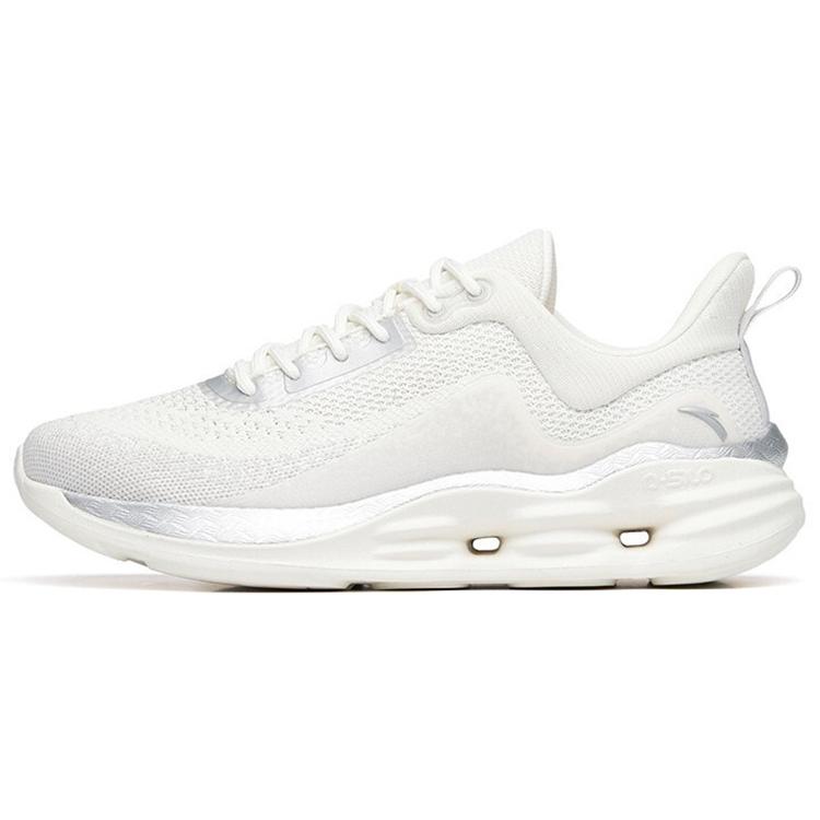 

new Anta Comprehensive Training Collection Cushioning Breathable Lightweight Low Top Running Shoes Men s White Silver 43
