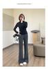 Spring Micro-Flare Slim Fit Tummy-Concealing Women's Long Pants - Casual & Stylish 2026