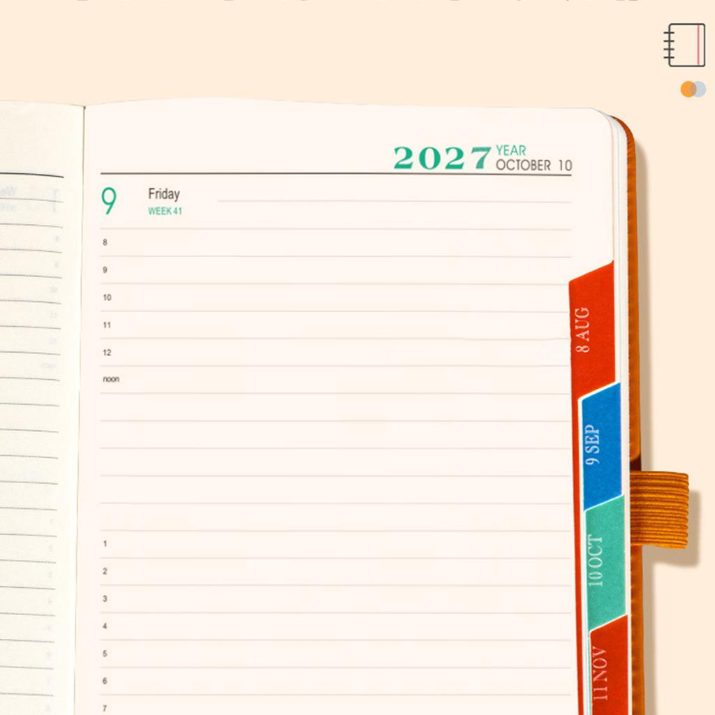 2027 Planner - Daily Weekly Monthly Schedule Notebook with Calendar