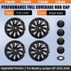 4PCS 20 Inch Hubcaps For Tesla Model Y Juniper  Performance Replacement Wheel Cover AWD Full Rim Car Accessories Hub Caps 2025+