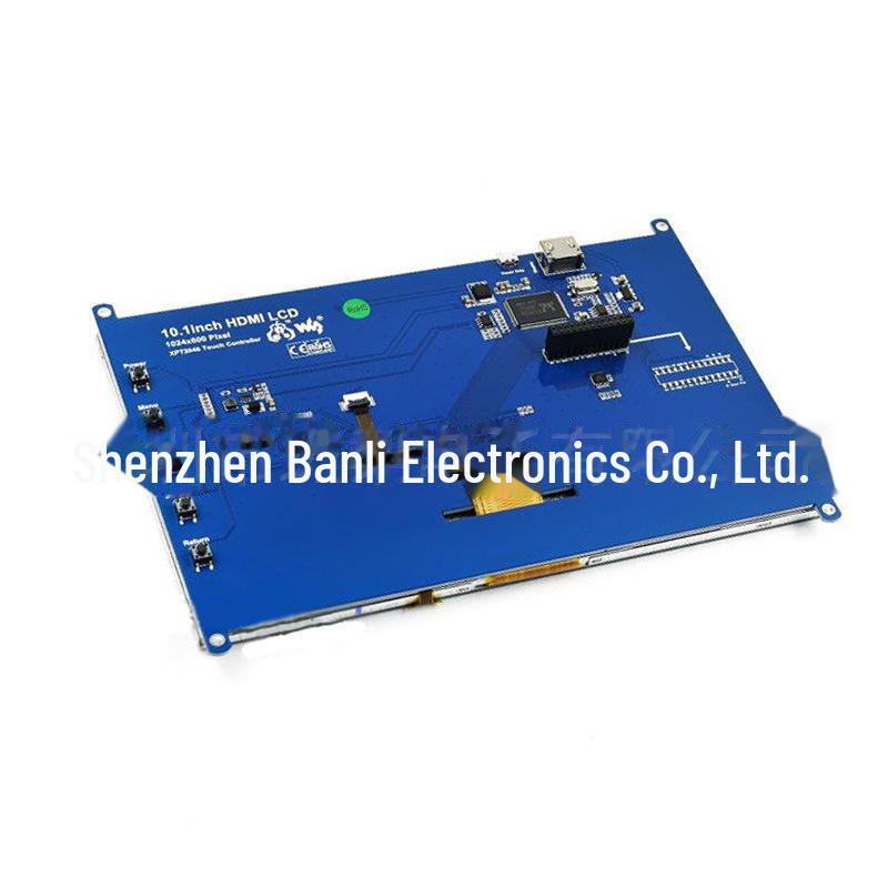 10.1" Raspberry Pi IPS Resistive Touch Screen, 1024x600, High Compatibility