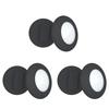 ABWR-Cat Collar Holder, For Air Tag Cat Collar Holder Compatible For Airtag GPS Tracker, 6Pack Case Cover Black