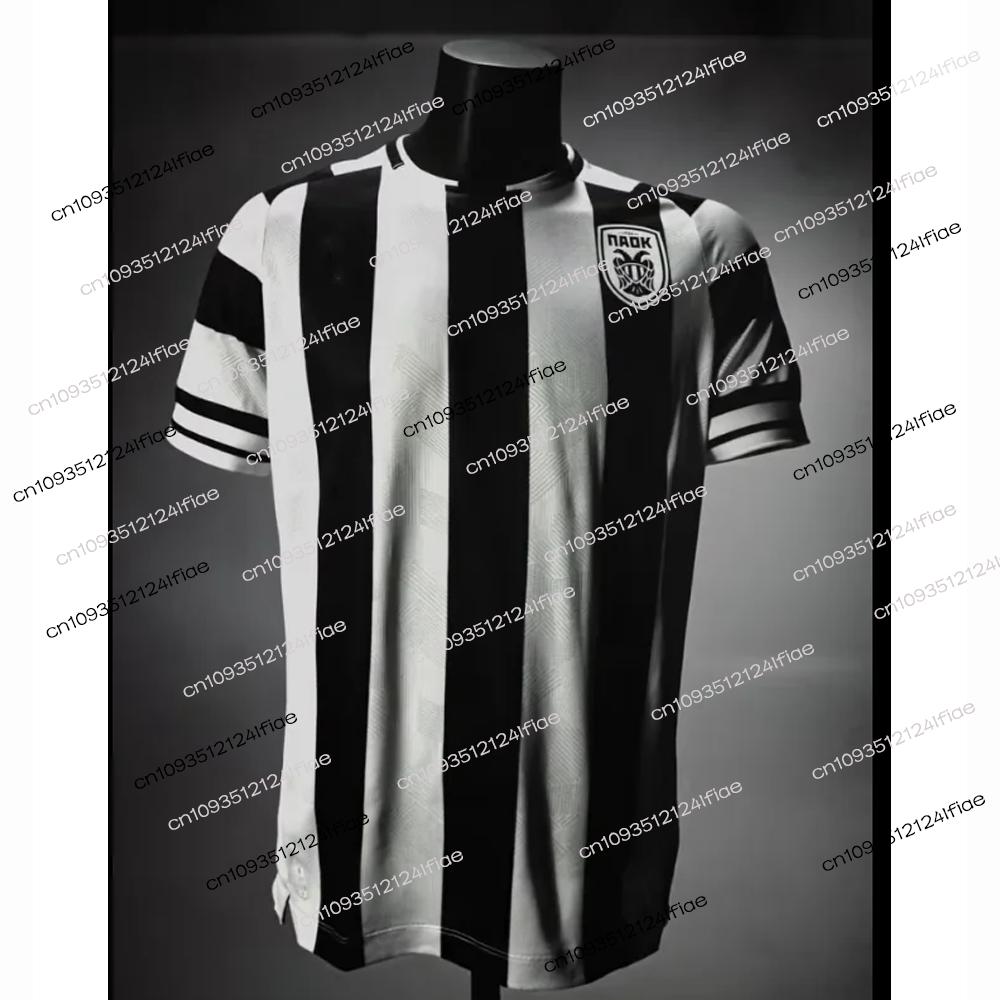 MDHAO xin nan zhuang  3D txu 2026 Nieuw Heren Voetbalshirt, Casual en Recreatieve Stijl, Ademend en Sneldrogend voor Dagelijks Gebruik, Grieks PAOK L