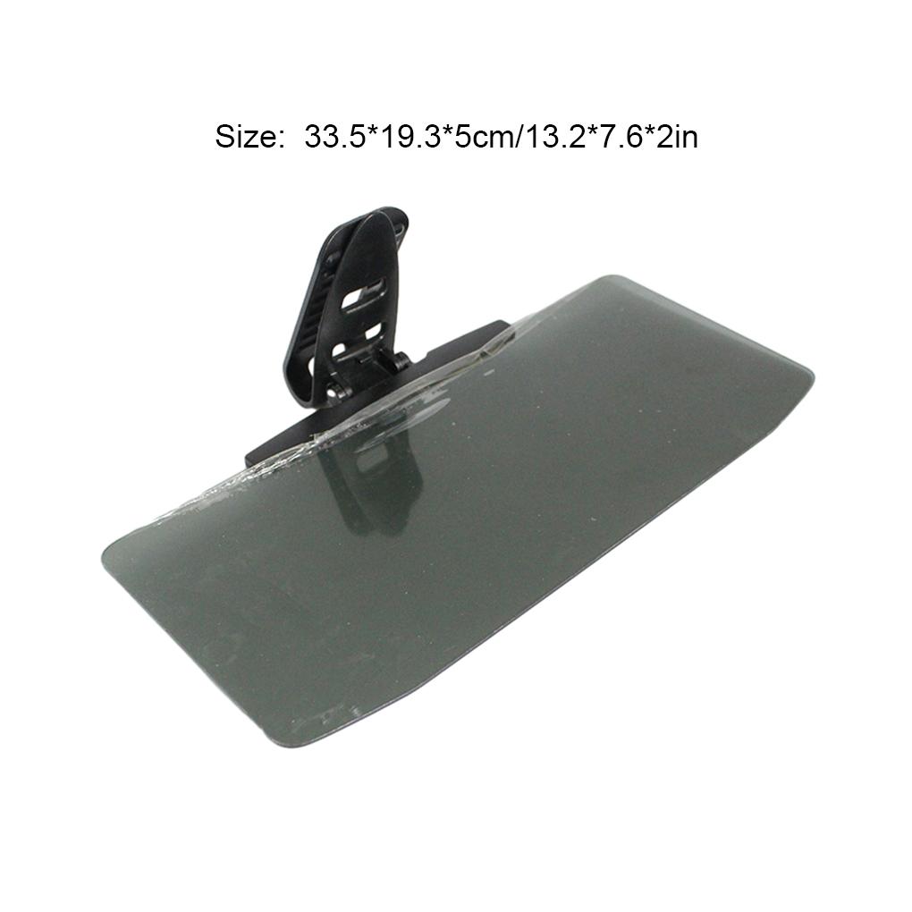 Clip Car Sun Visor For Non-Sliding And Transparent View Anti-glare Car Visor Extensions Smooth Line