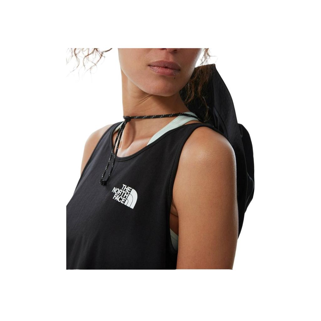 The North Face Solid Color Casual Sports Sleeveless T-Shirt Women Tops Black NF0A4SYD-JK3