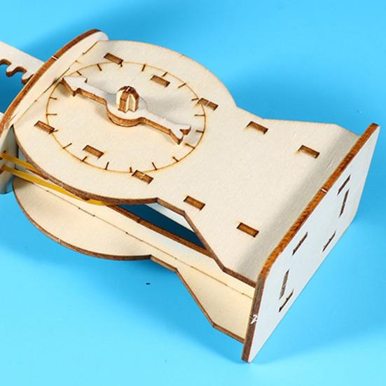 Yousheng 1 Set DIY Gravities Scale Model Kit Handmade Wooden Puzzle Platform Balance Building Crafts Kids STEM Educational Science Experiment Toy