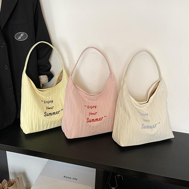 Handbag New Versatile Large Capacity Commuter Solid Color Underarm Shoulder Bag