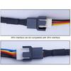4Pin Computer Cooling Fan Adapter Cable 4-in-1 Computer CPU Fan Adapter Cable Computer Cooler Patch Cord Cooling Fan Accessories