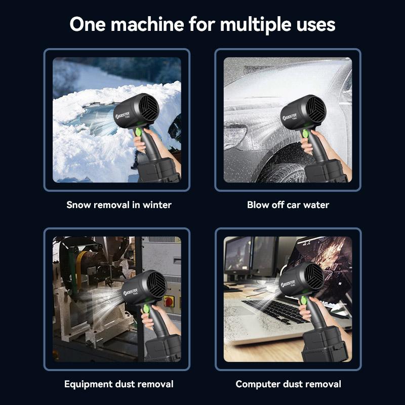 Booster Turbo Fan Blade Blower 45000RPM Infinitely Variable Speed 1200g Strong Thrust Longer Endurance Replaceable Battery High-Power Strong Wind