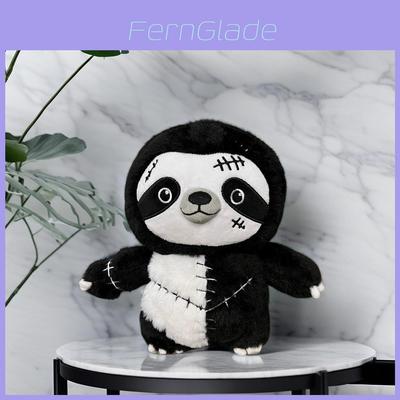 Dark Series Sloth Plush Toy Halloween Decoration Cartoon Character Gift Pillow For Kids And Adults