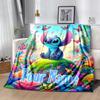 Custom 1pc Butterfly Fantasy Garden Blanket, Soft And Comfortable Blanket, Casual Warm, Camping Travel Blanket, Birthday Gift Q910240