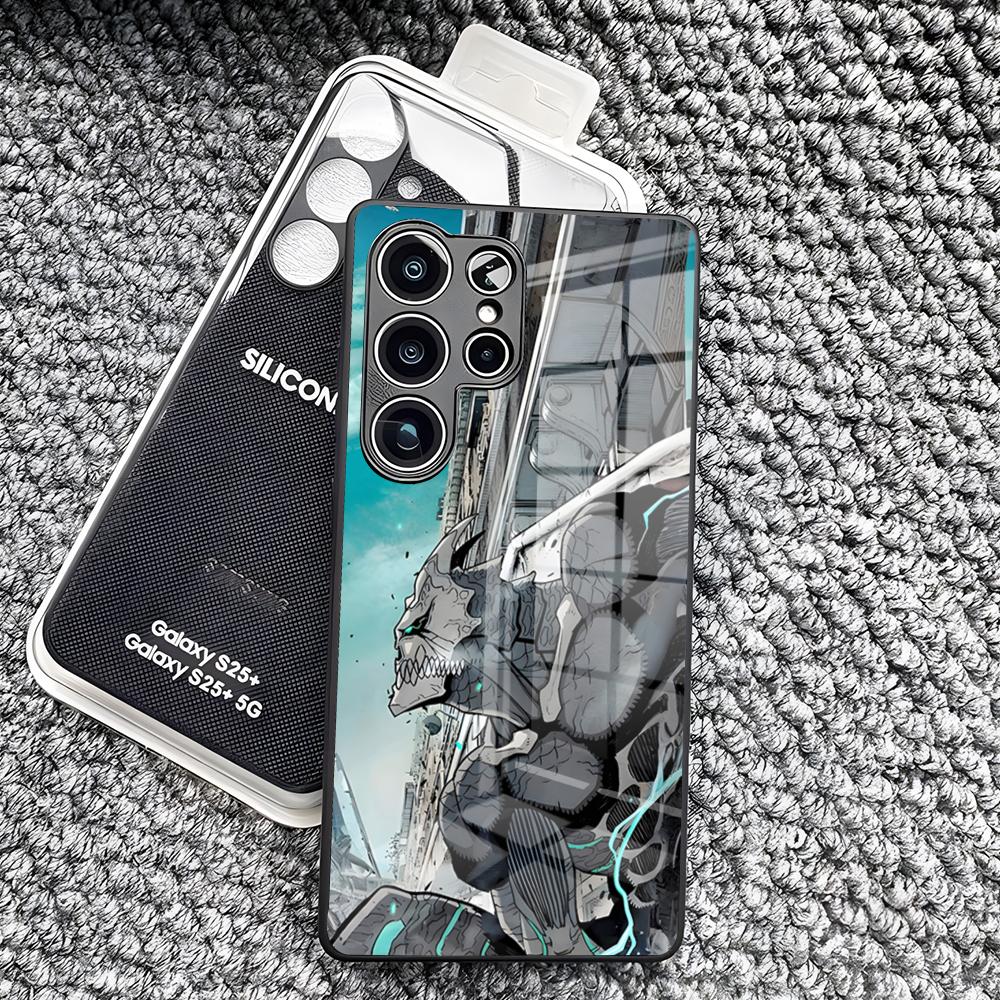 Hot New Anime Kaiju No. 8 Phone Case For Samsung S26 Ultra S25 Edge Ultra S23 S22 S21 S20 Ultra Plus S24 Fe A25 Glass Cover