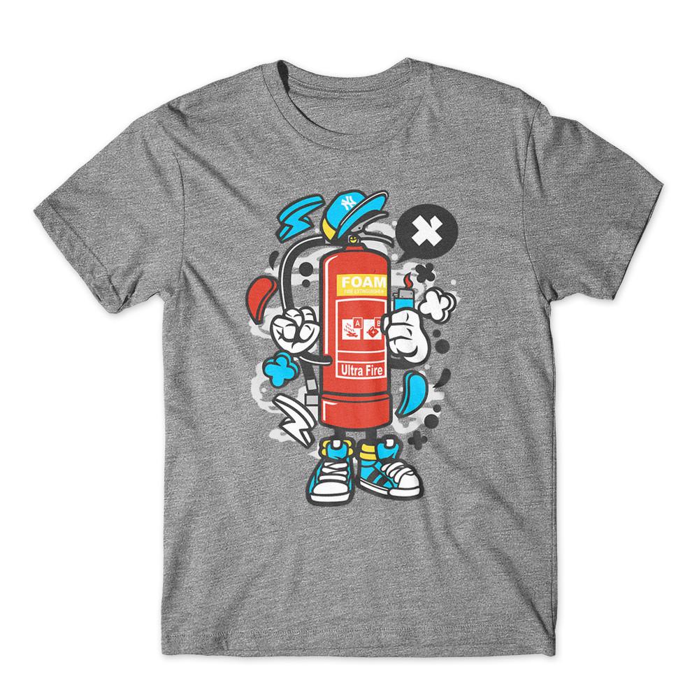

Fire Extinguisher T-Shirt 100% Cotton Premium Tee New 4XL