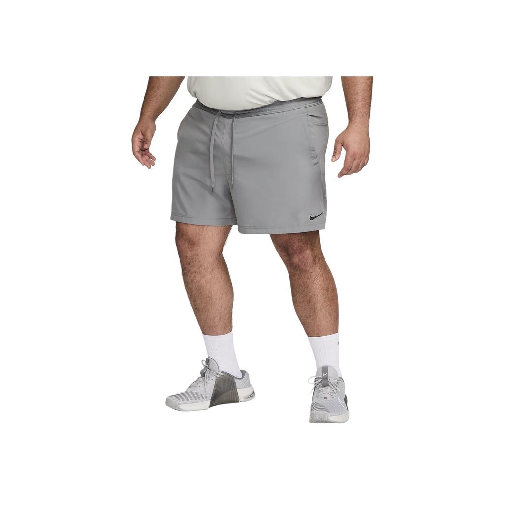 Nike Pure Logo Lace-Up Unlined Versatile Casual Shorts Men Bottoms Charcoal-Grey FN4347-084