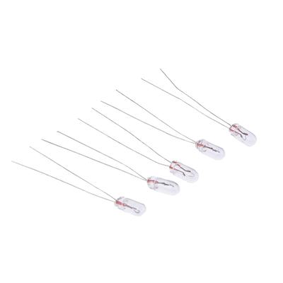 50 Stück 3 mm 12 V Edison Miniatur Neon Kontrolllampe Glühbirne