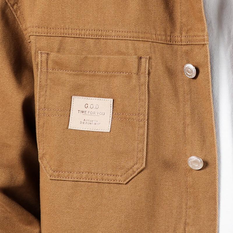 2025 Men's Casual Loose Denim Jacket - Trendy Korean Style for Spring and Autumn