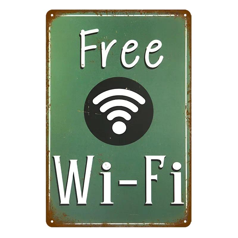 Vintage Toilet Sign Funny Metal Tin Sign Plaque WC Lavatory Toilettes Wall Art Bar Club Bathroom Restroom Toilet Wall Decoration