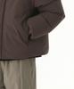 Musinsa Standard Minimal Hooded Down Short Padded Jacket [Baroque Brown]