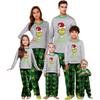 Parent-child Christmas Print Home Suit Long-sleeved Top And Pants
