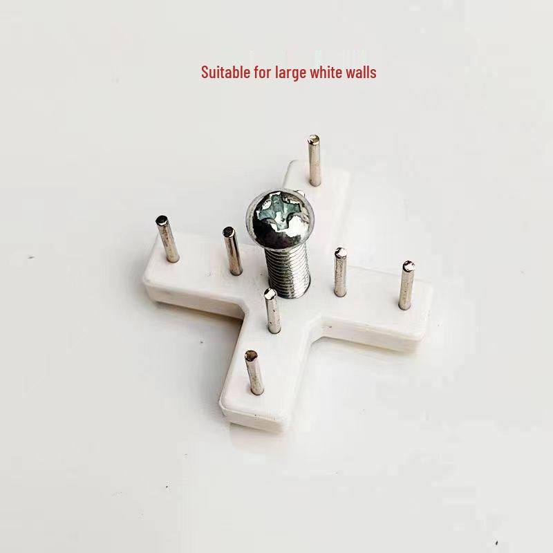 Rahmenloses Metall-Lochplatten-Lagerregal für Werkzeuge, Telefone, Schmuck und mehr